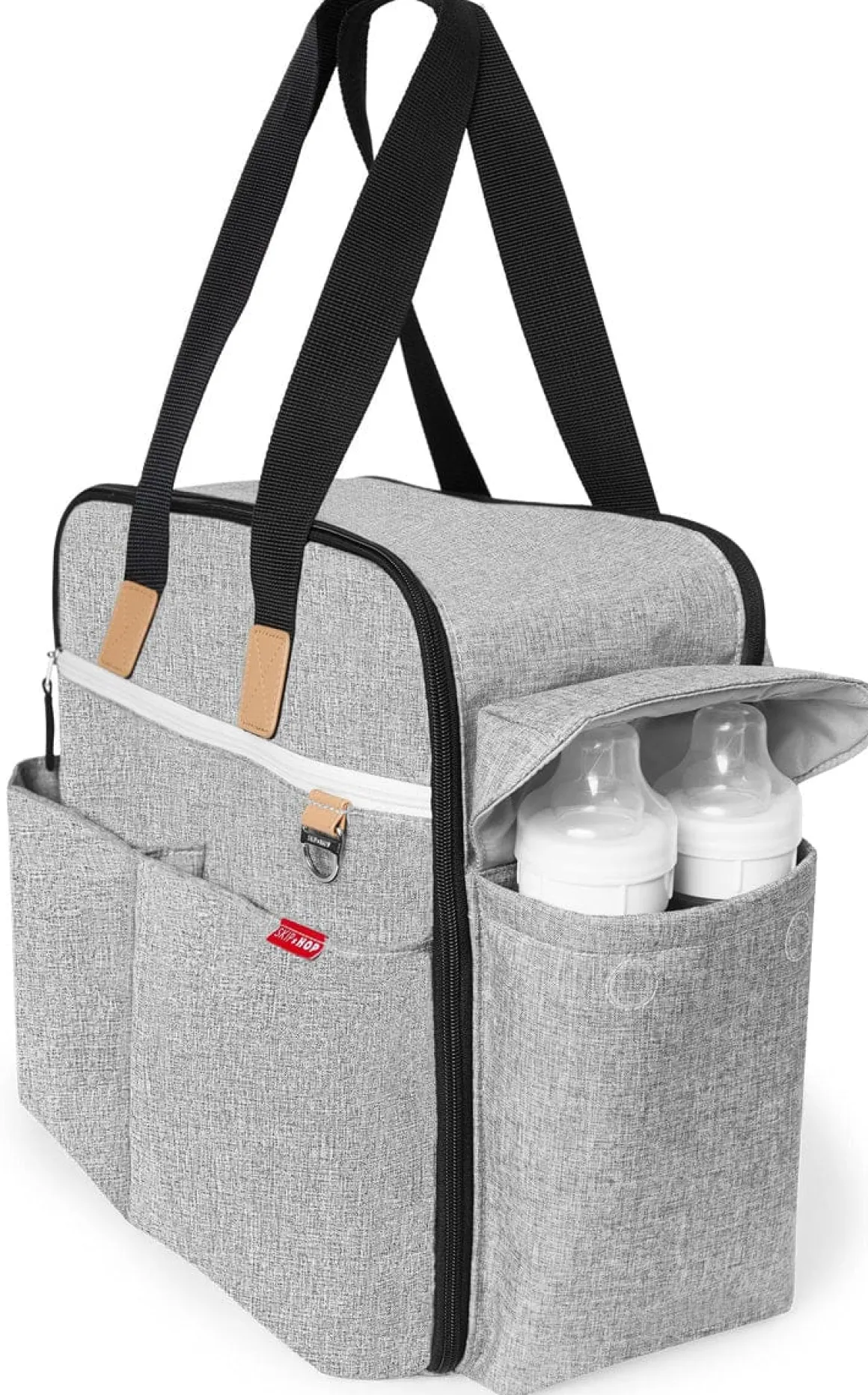 Skip Hop Duo Weekender Diaper Bag - Grey Melange