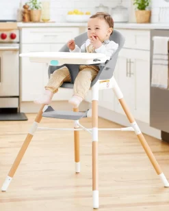Skip Hop EON 4-in-1 High Chair - Grey / White