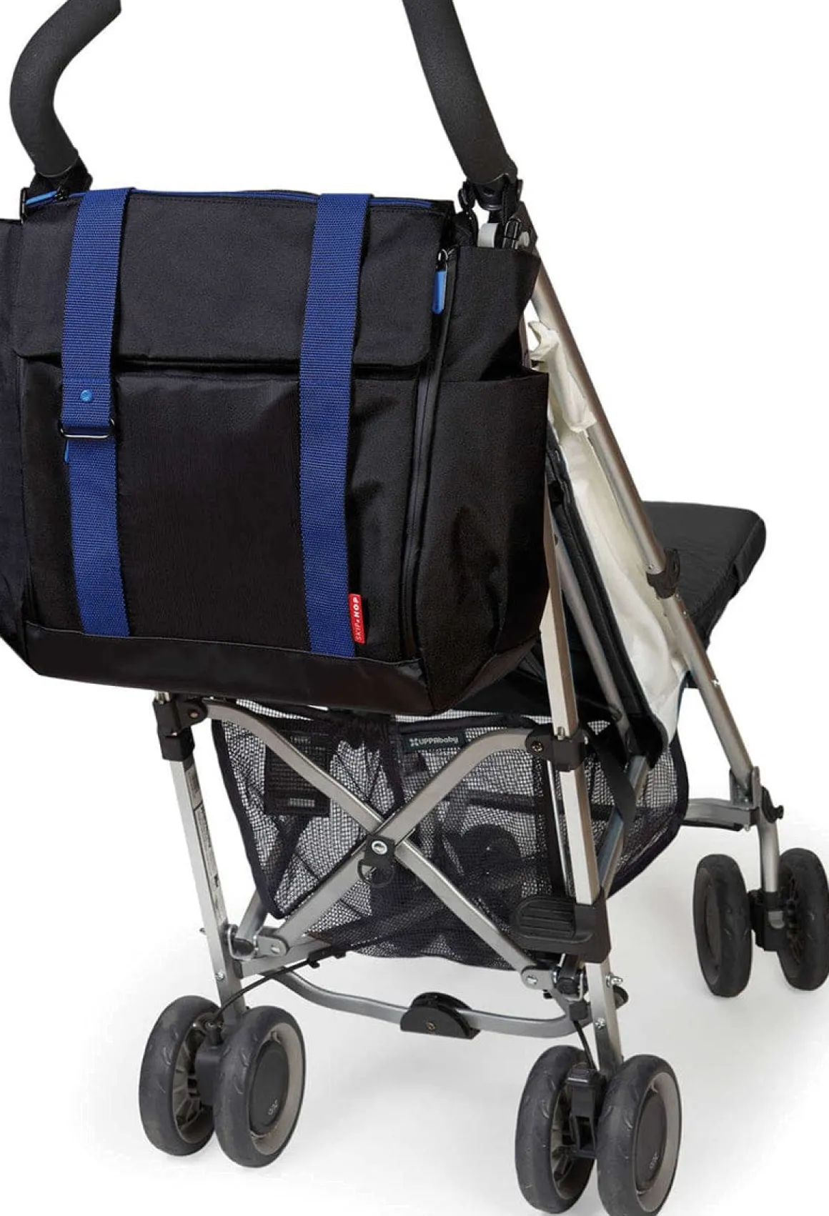 Skip Hop Fit All-Access Diaper Bag - Black/Cobalt