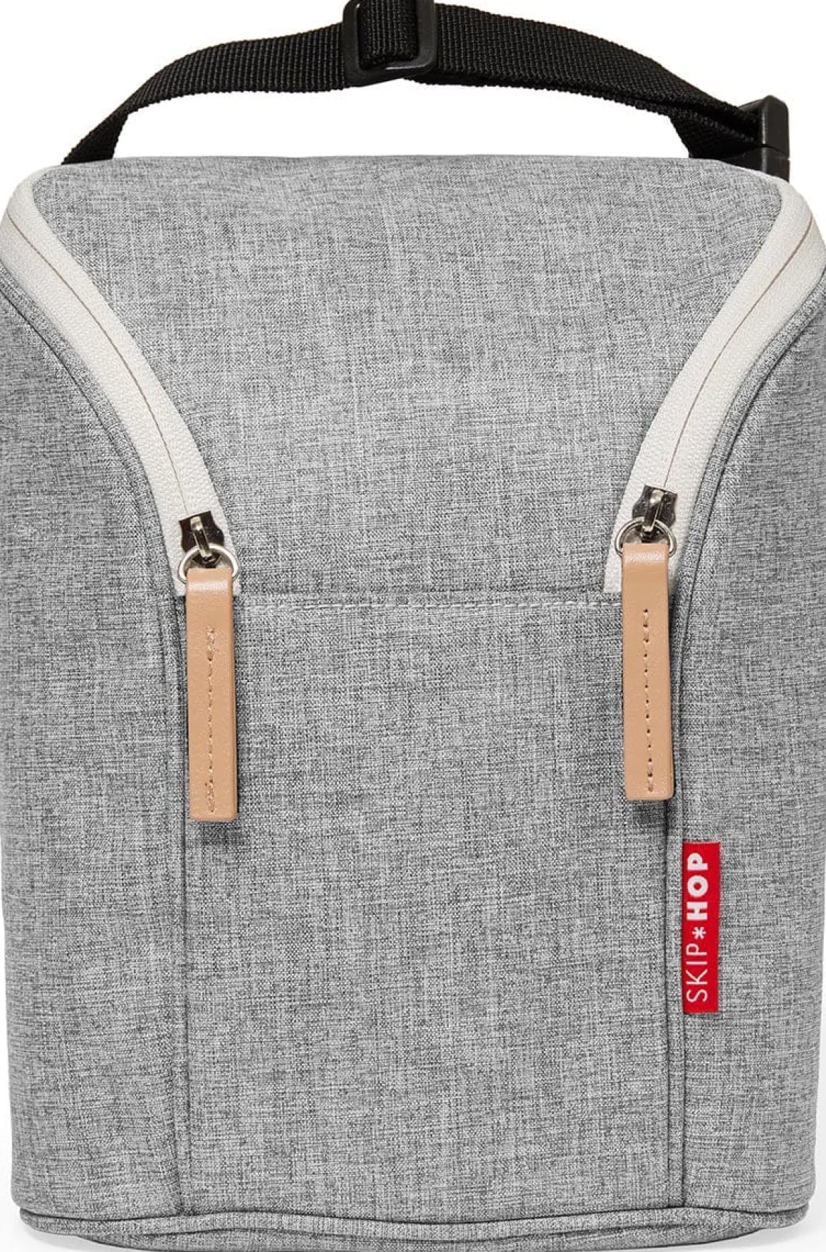 Skip Hop Grab & Go Double Bottle Bag - Grey Melange