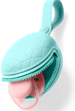 Skip Hop Grab & Go Silicone Pacifier Holder - Teal