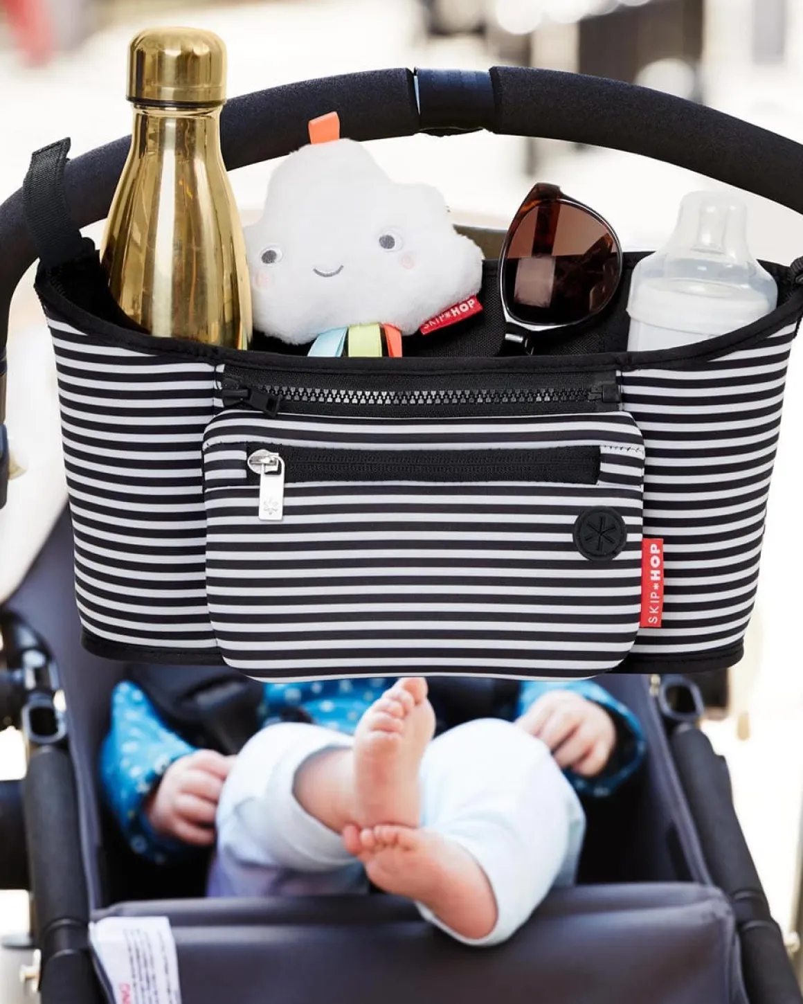 Skip Hop Grab & Go Stroller Organizer - Stripe