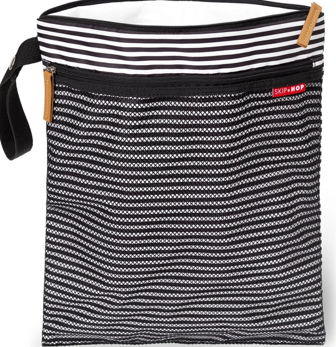 Skip Hop Grab & Go Wet/Dry BagÊ- Black/White Stripe