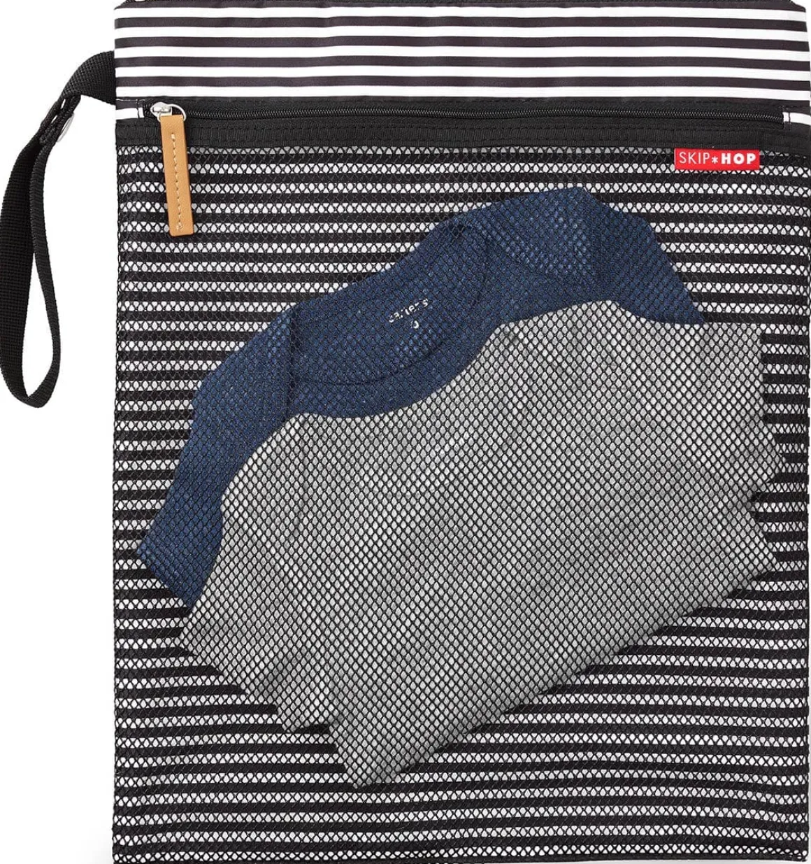 Skip Hop Grab & Go Wet/Dry BagÊ- Black/White Stripe