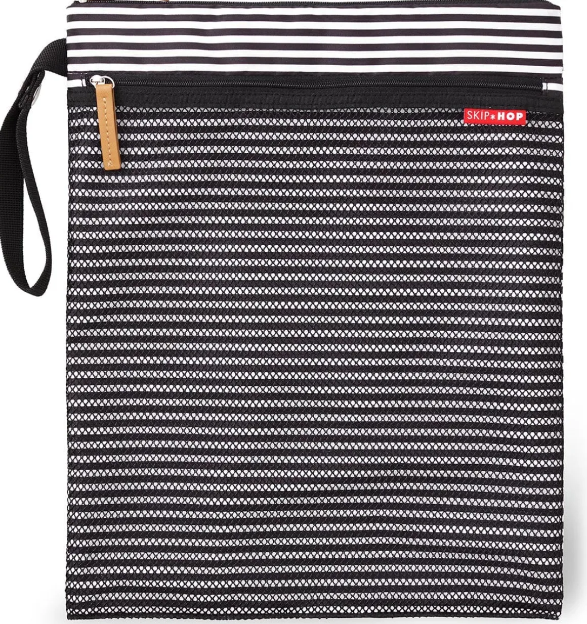 Skip Hop Grab & Go Wet/Dry BagÊ- Black/White Stripe
