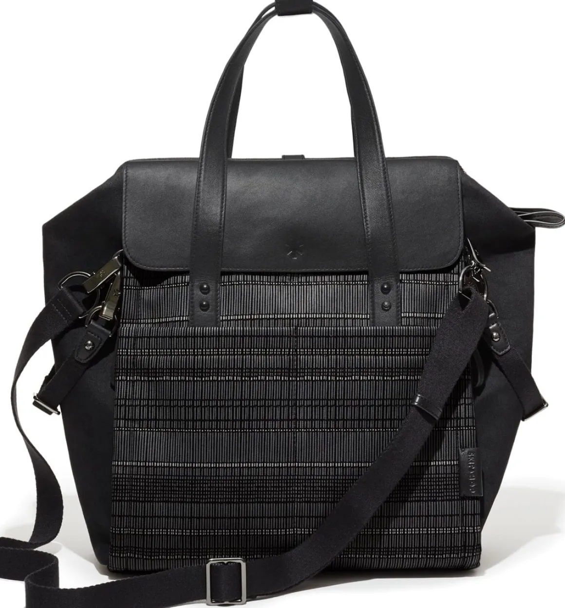 Skip Hop Highline Convertible Backpack Diaper Bag - Black Granite