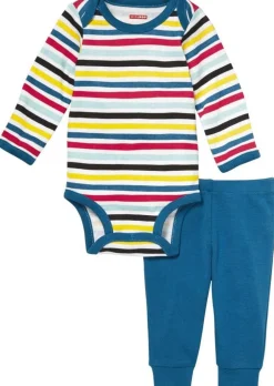 Skip Hop Long Sleeve Bodysuit & Pant Set - Stripes (Newborn)