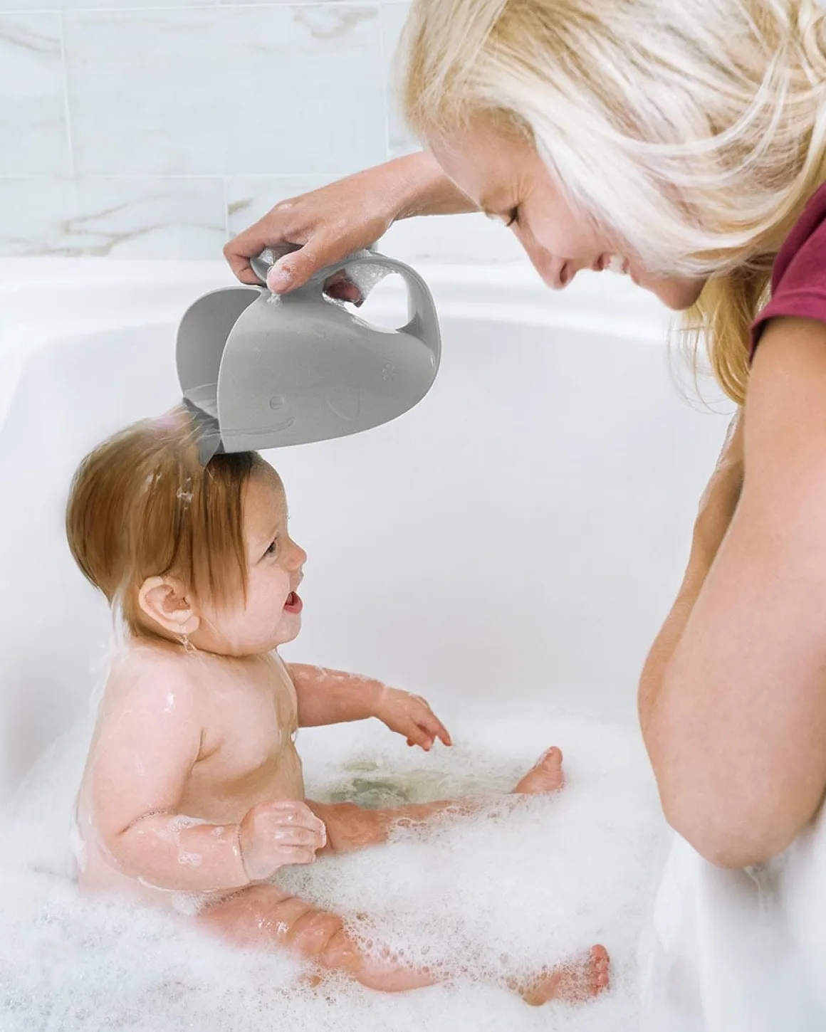 Skip Hop Moby Waterfall Bath Rinser - Grey