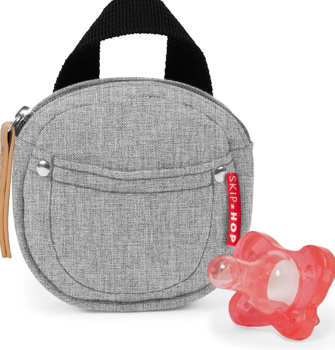 Skip Hop Pacifier Pocket - Grey Melange