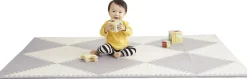 Skip Hop Playspot Geo Interlocking Foam Tiles - Grey / Cream