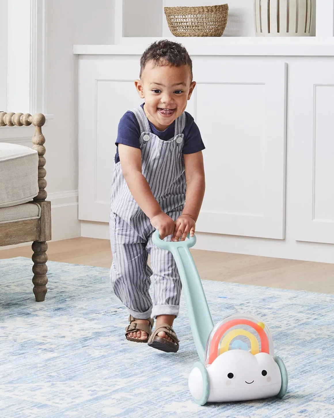 Skip Hop Silver Lining Cloud Rainbow Push Toy