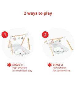 Skip Hop Silver Lining Cloud Wooden Activity Gym