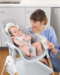 Skip Hop Sit-To-Step High Chair - Grey