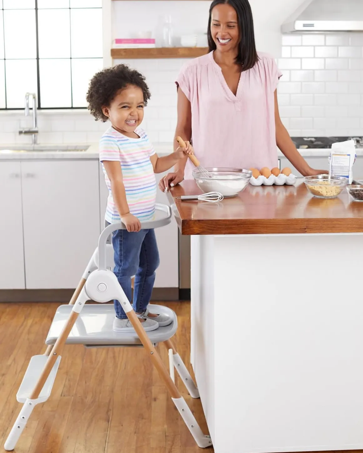 Skip Hop Sit-To-Step High Chair - Grey