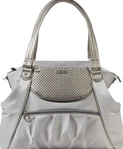 Skip Hop Studio Select Day-to-Night Diaper Satchel - Pewter