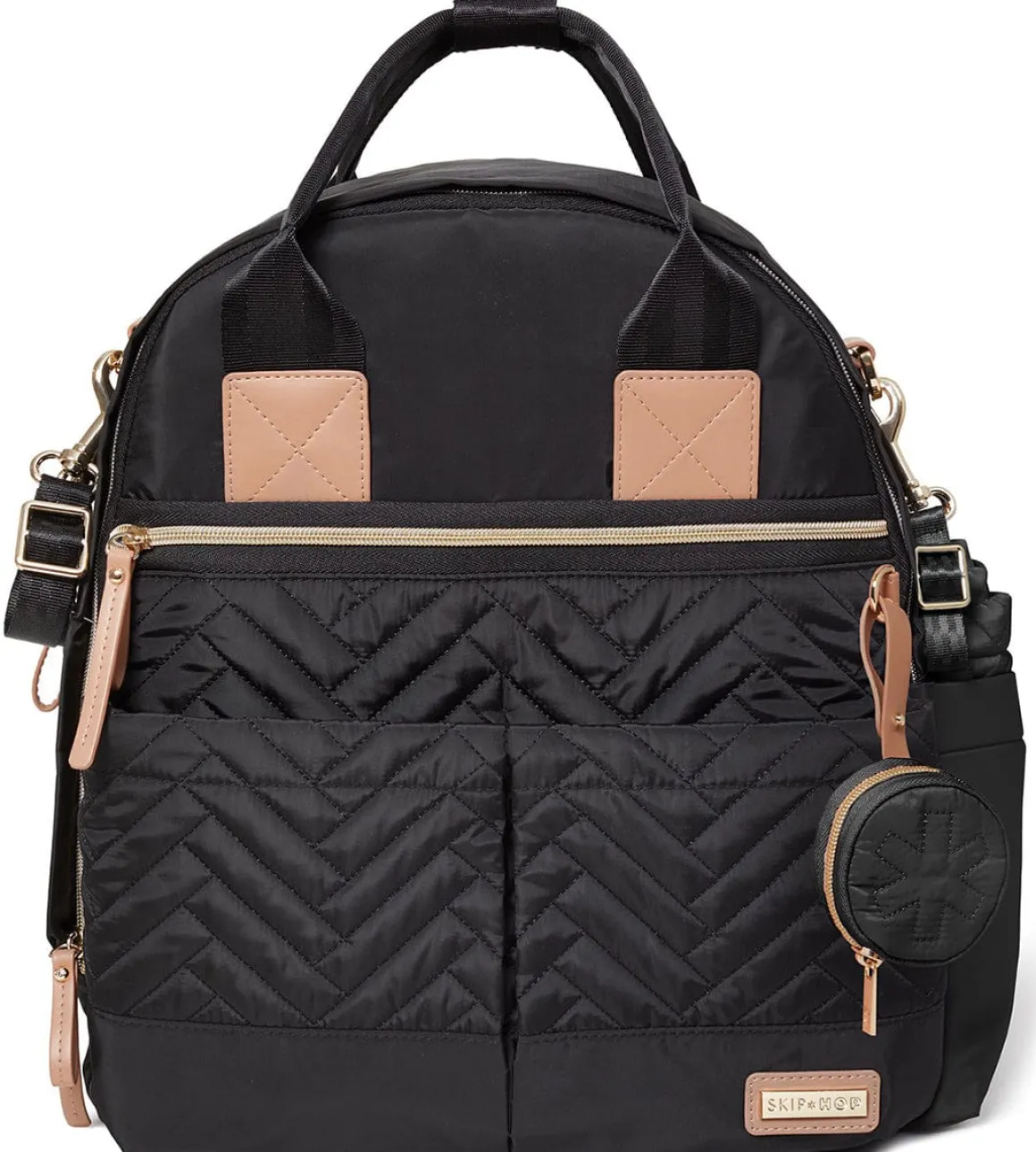 Skip Hop Suite 6-In-1 Diaper Backpack Set - Black