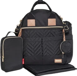 Skip Hop Suite 6-In-1 Diaper Backpack Set - Black