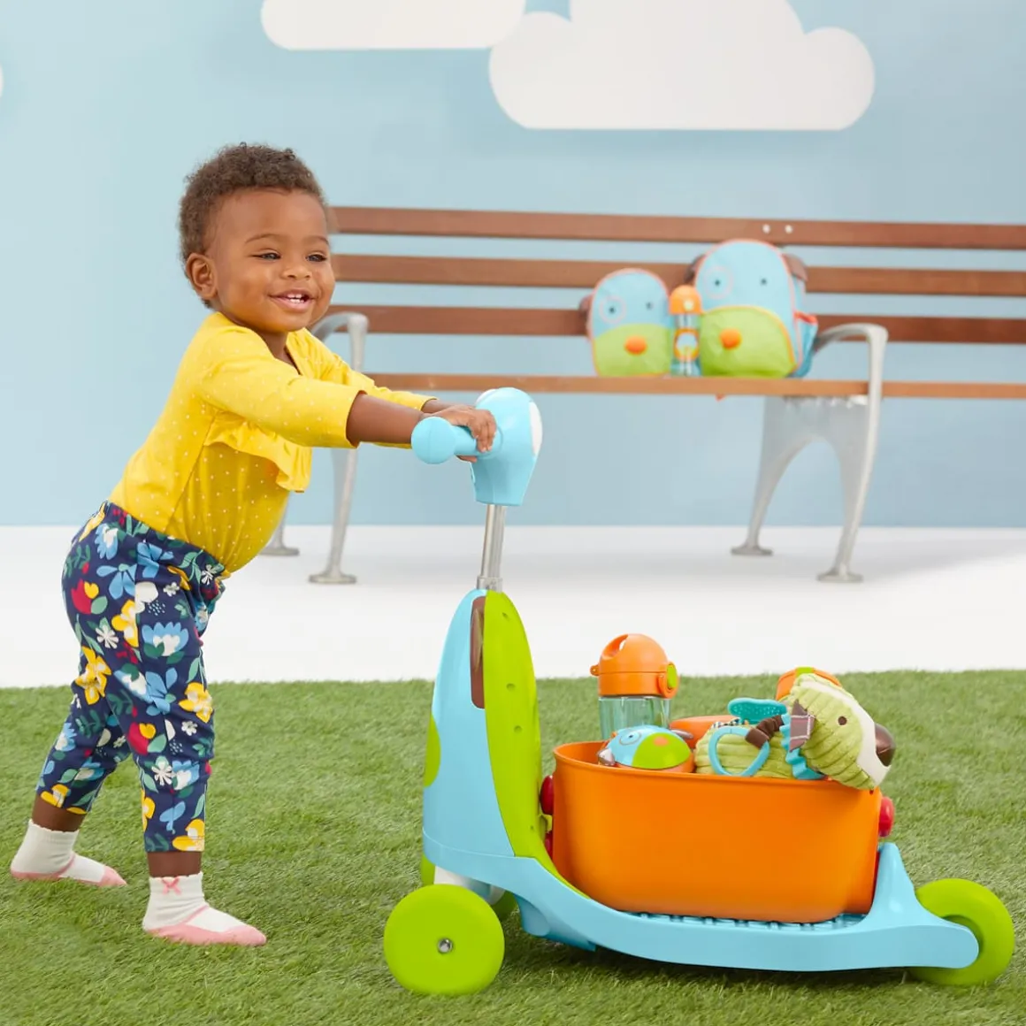 Skip Hop Zoo 3-in-1 Ride On Toy - Dog