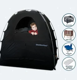 SlumberPod Privacy Canopy - Black / Gray