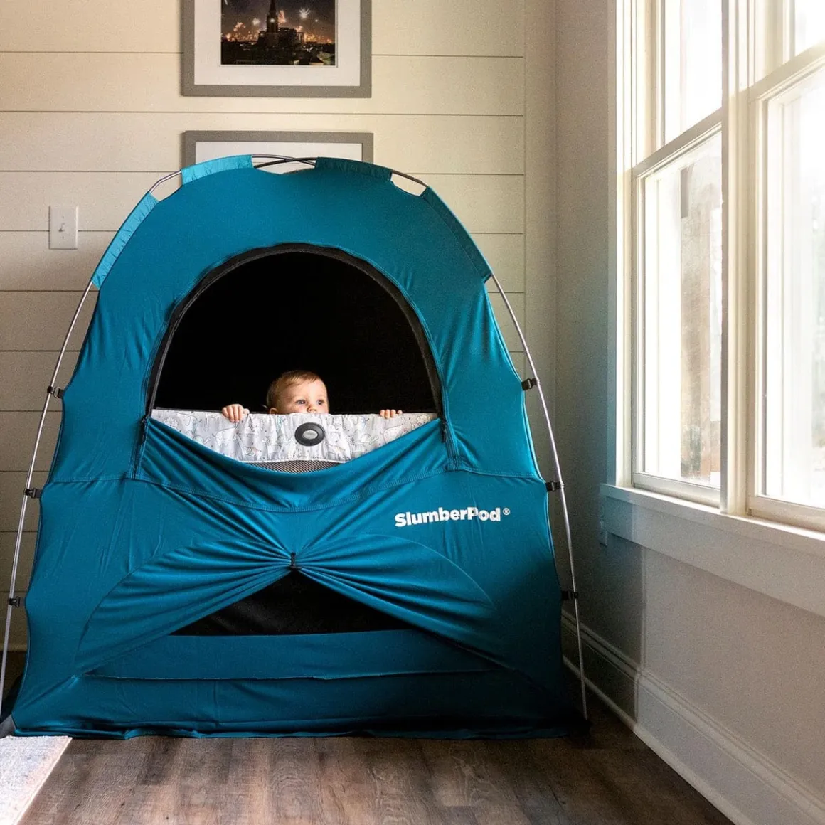 SlumberPod Privacy Canopy - Black / Gray