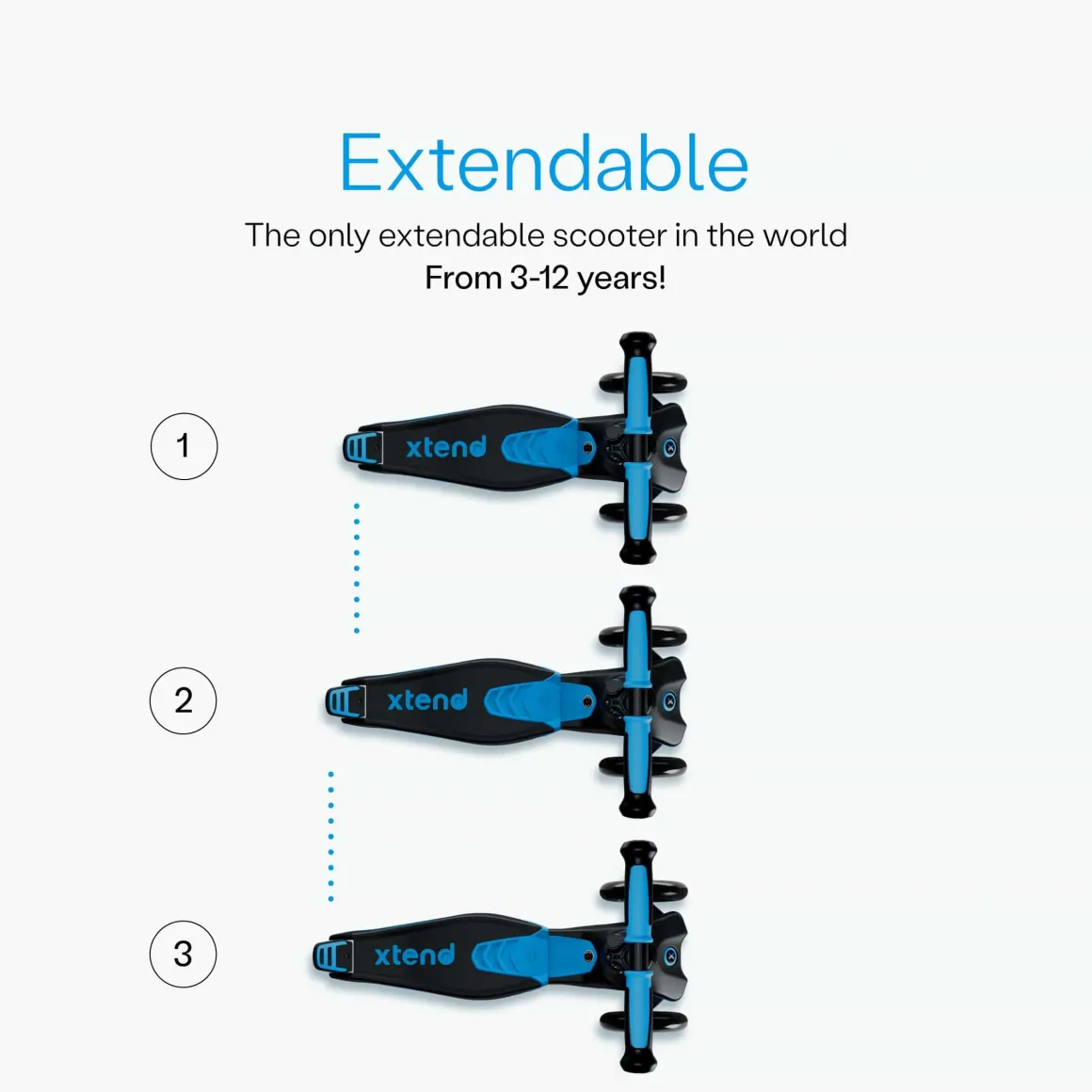 SmarTrike Xtend Ride On & Scooter - Blue
