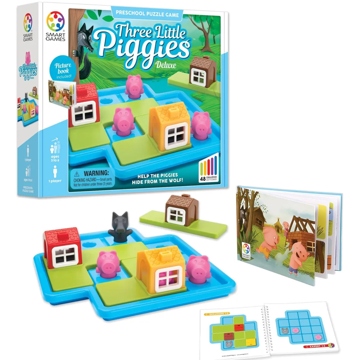 Smart Toys and Games SmartGames Three Little Piggies - Deluxe