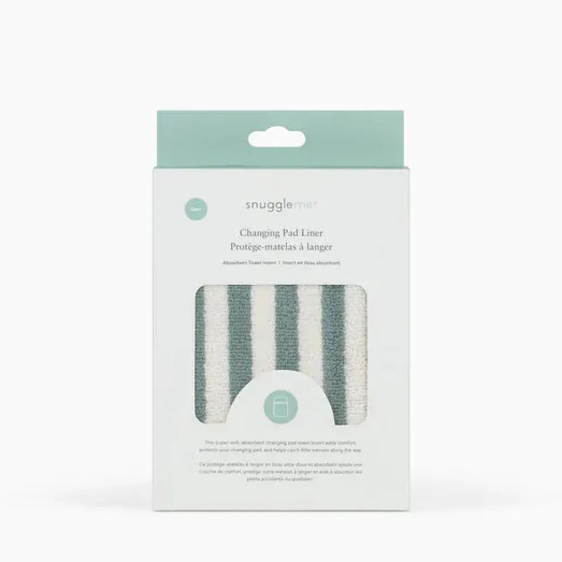 Snuggle Me Change Pad Towel - Slate