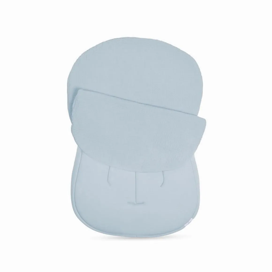 Snuggle Me Lounger Curve Muslin Cover - Bluebell