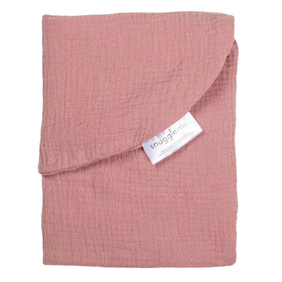 Snuggle Me Lounger Curve Muslin Cover - Gumdrop