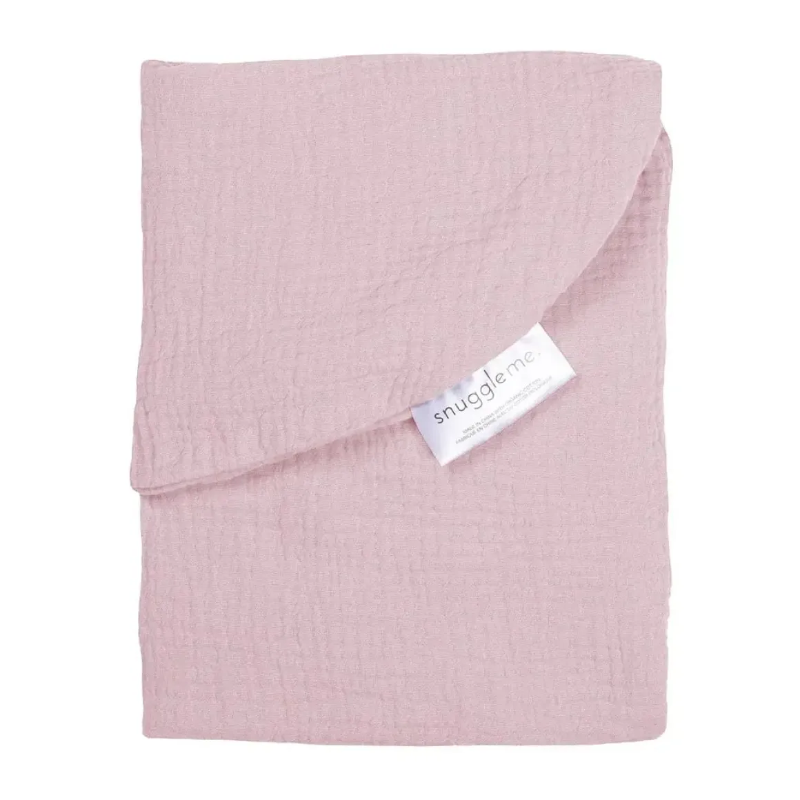 Snuggle Me Lounger Curve Muslin Cover - Petal