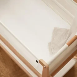 Snuz Bassinet Fitted Sheets, 2 Pack - White