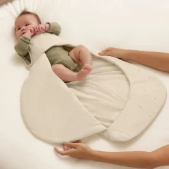 Snuz SnuzPouch Sleeping Bag, 1.0 TOG - Cashmere/Cross (0-6 months)