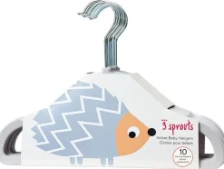 3 Sprouts Non-Slip Hangers - Gray