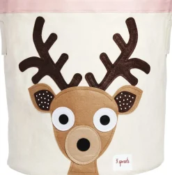 3 Sprouts Storage Bin - Deer Brown