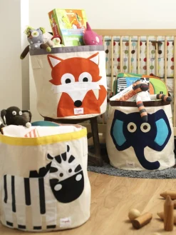 3 Sprouts Storage Bin - Fox Orange