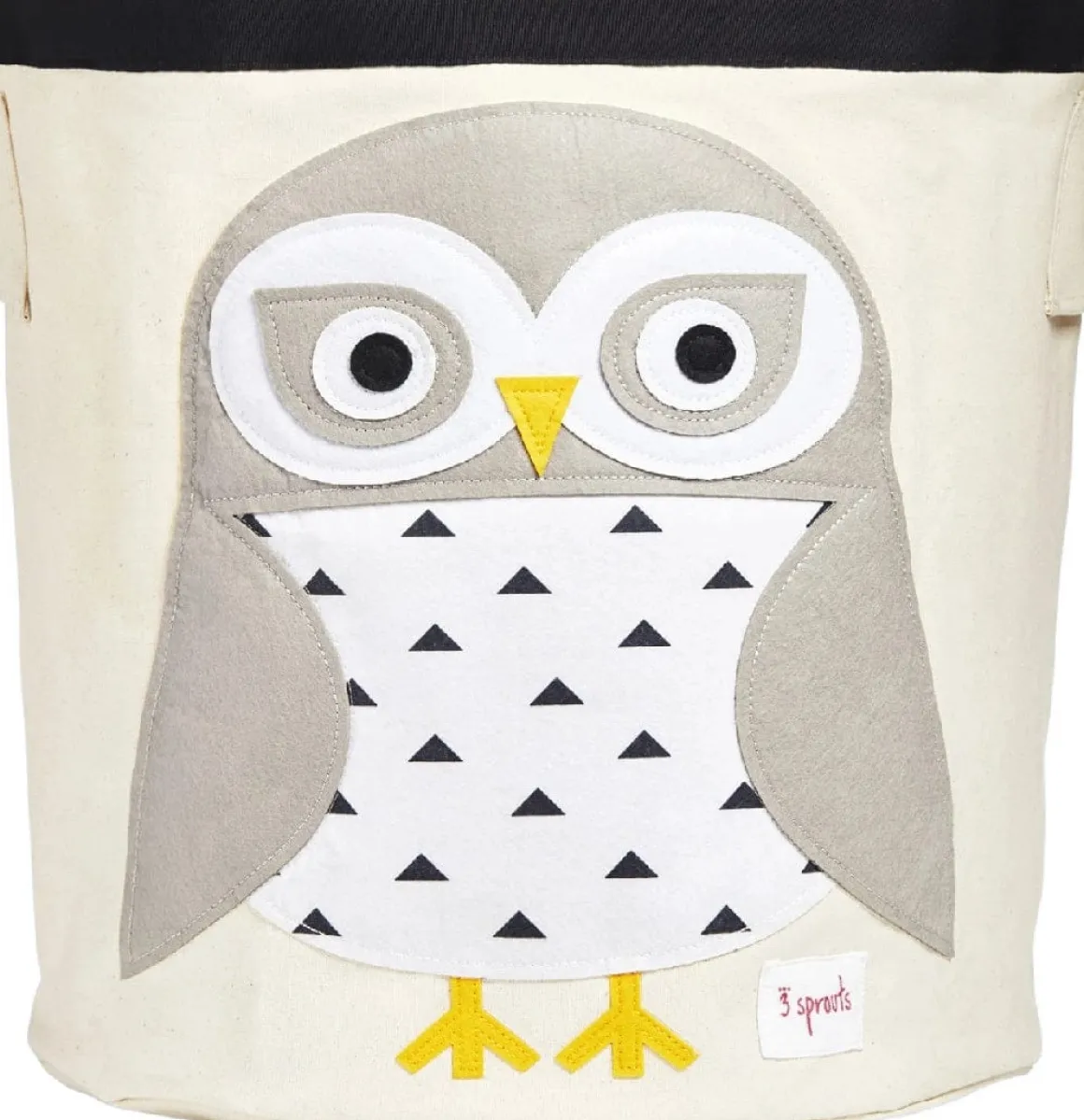 3 Sprouts Storage Bin - Snowy Owl