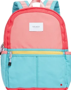 State Bags Kane Backpack Diaper Bag - Pink/Mint