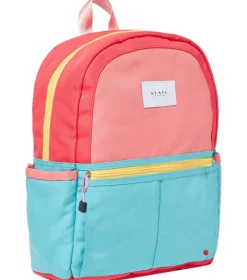State Bags Kane Backpack Diaper Bag - Pink/Mint
