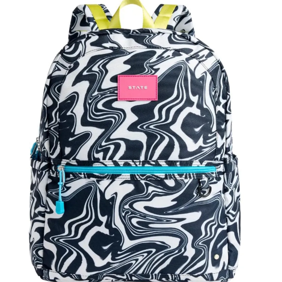 State Bags Kane Double Pocket Large Backpack - Marbled