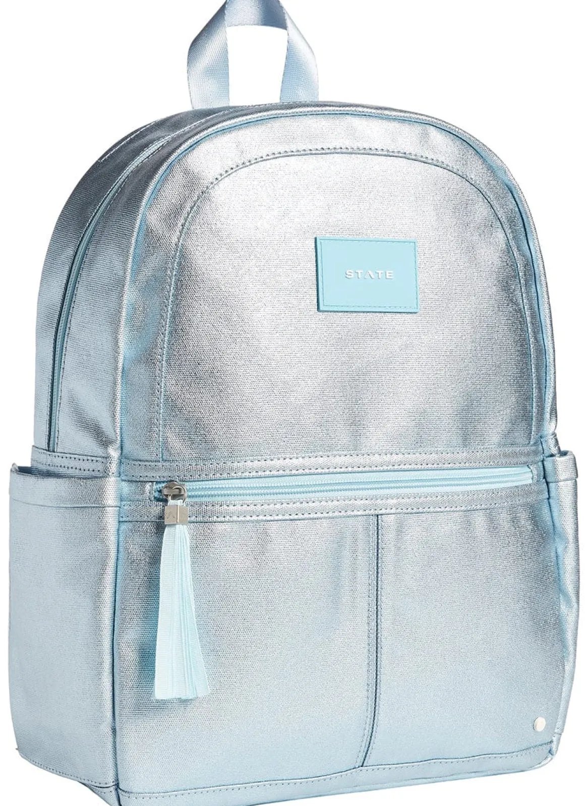 State Bags Kane Kids Backpack - Metallic Light Blue