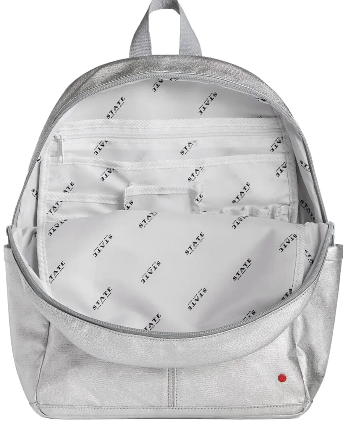 State Bags Kane Kids Backpack - Metallic Light Blue