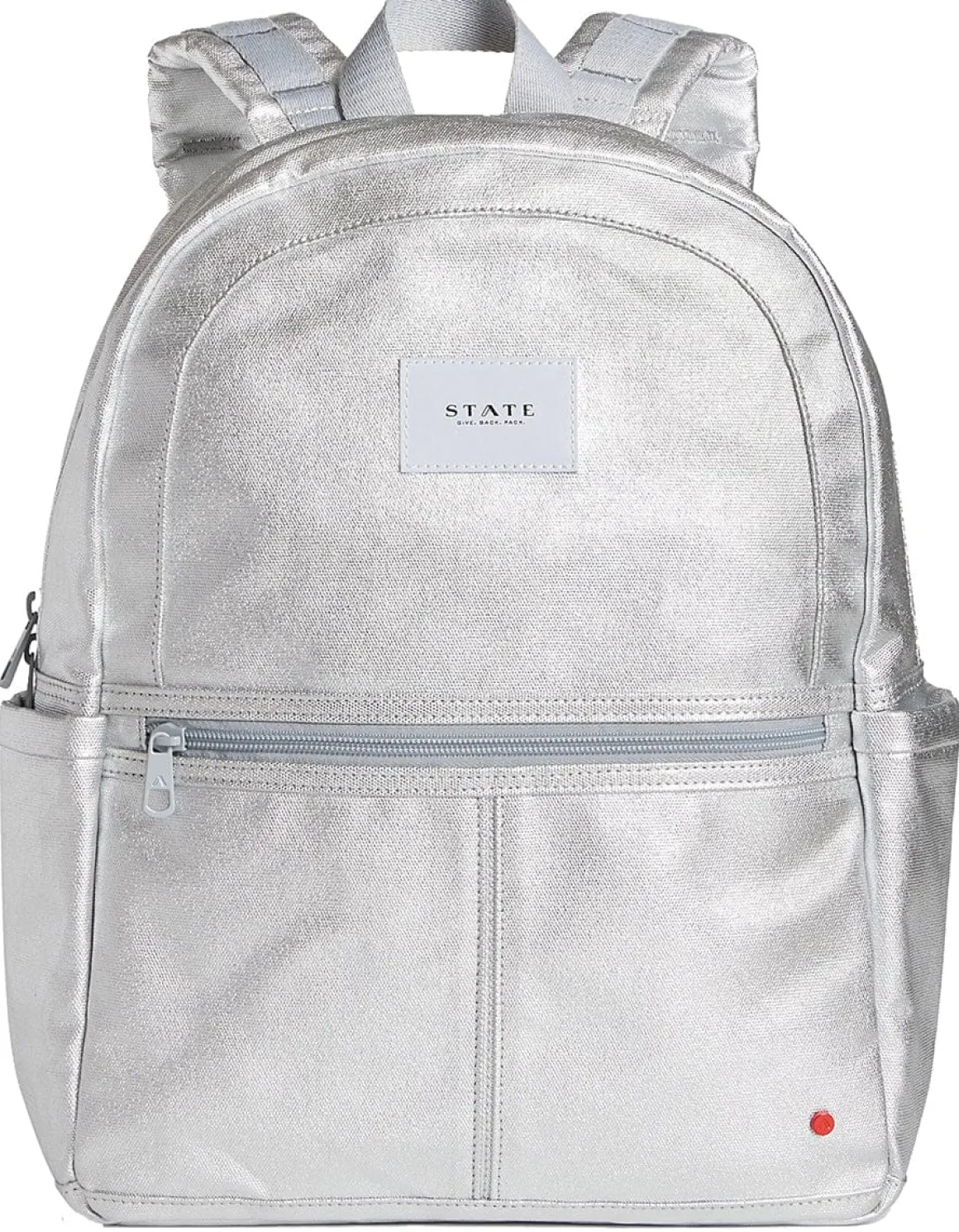 State Bags Kane Kids Backpack - Metallic Silver