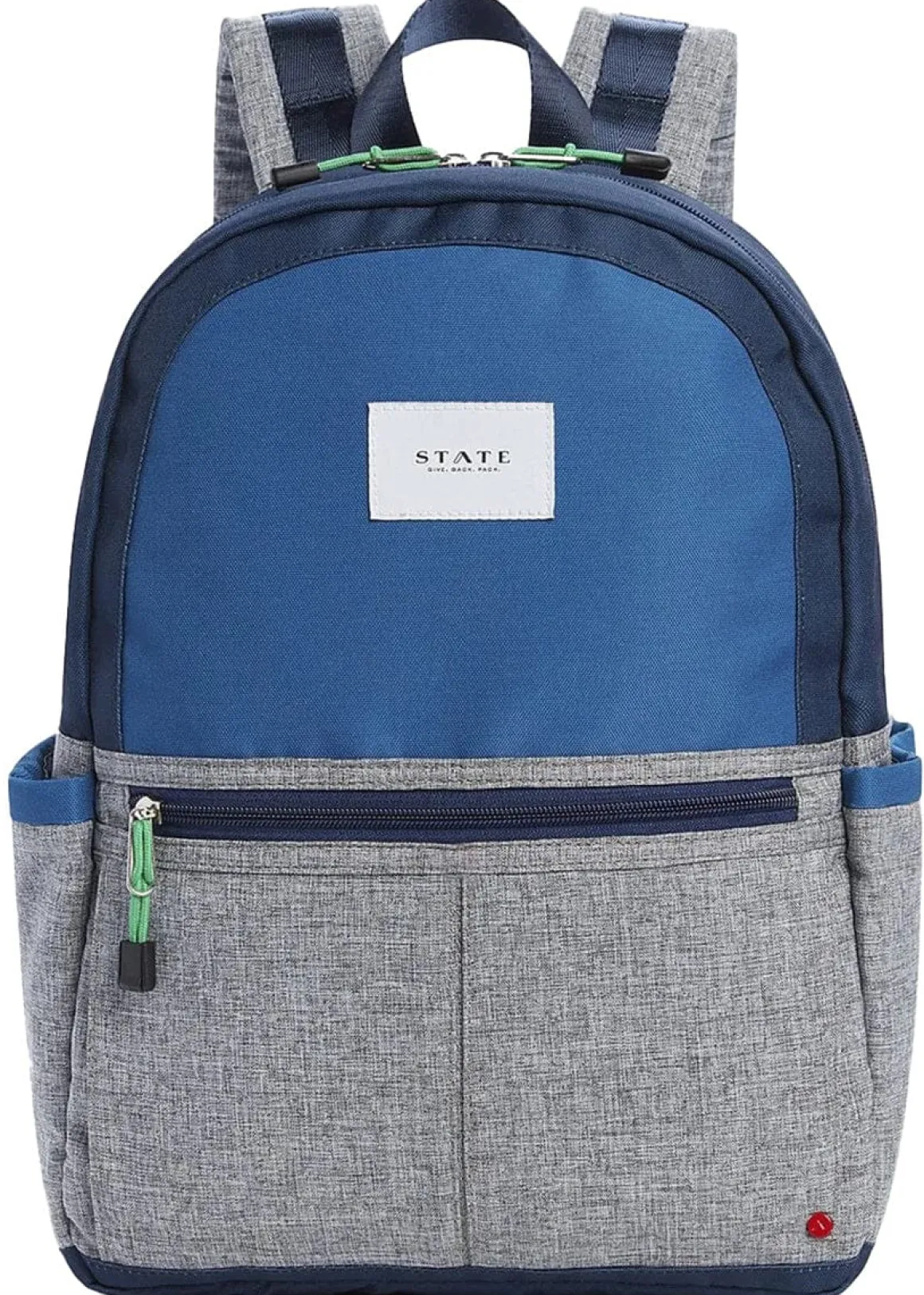 State Bags Kane Kids Backpack - Navy / Heather Gray
