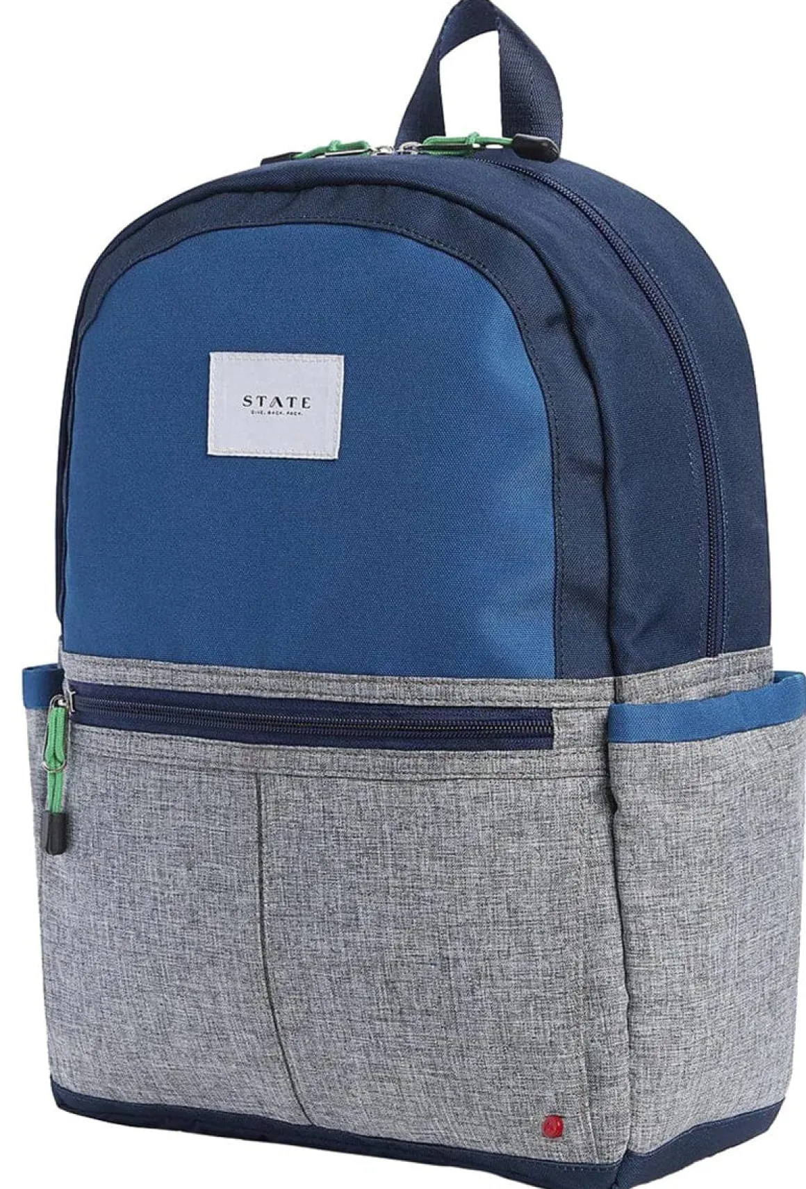 State Bags Kane Kids Backpack - Navy / Heather Gray