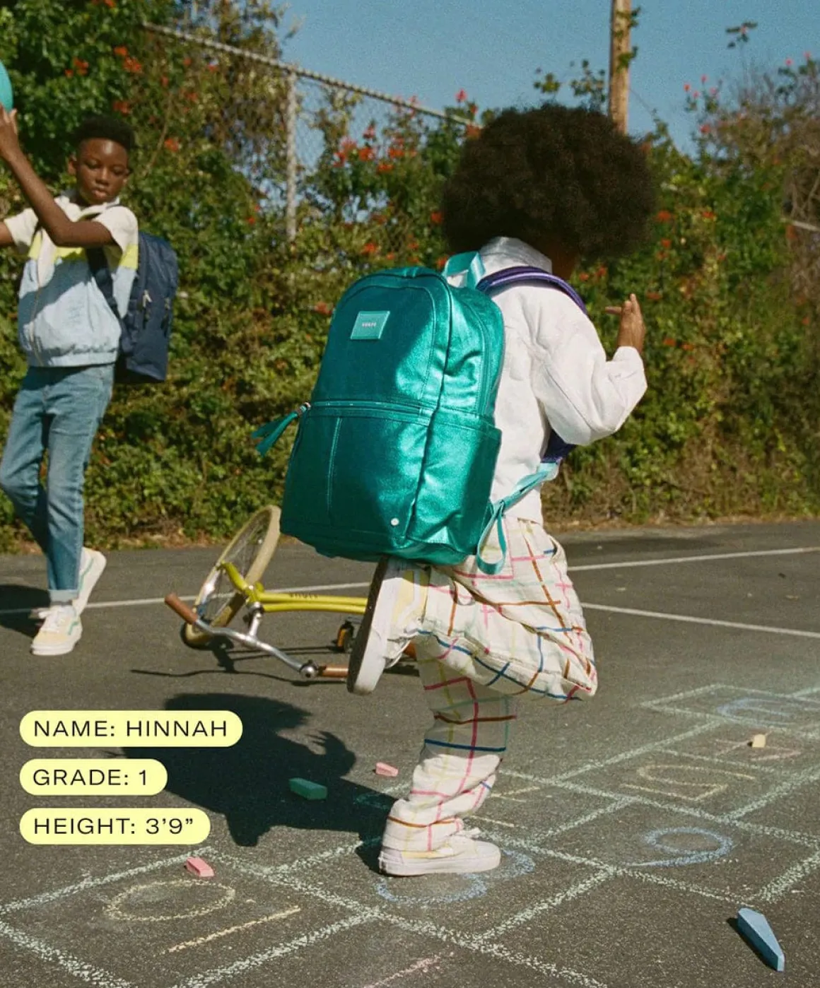 State Bags Kane Kids Backpack - Orange Chevron Puffer