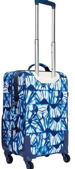 State Bags Logan Suitcase - Indigo Patchwork