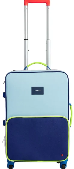 State Bags Logan Suitcase - Navy / Neon