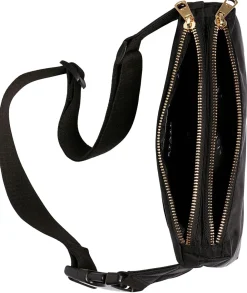 State Bags Lorimer Fanny Pack - Black / Gold (Long Strap)