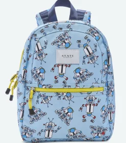 State Bags Mini Kane Kids Backpack - Robots