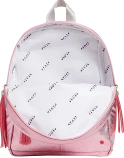 State Bags Mini Kane Kids Travel Backpack - Pink / Silver